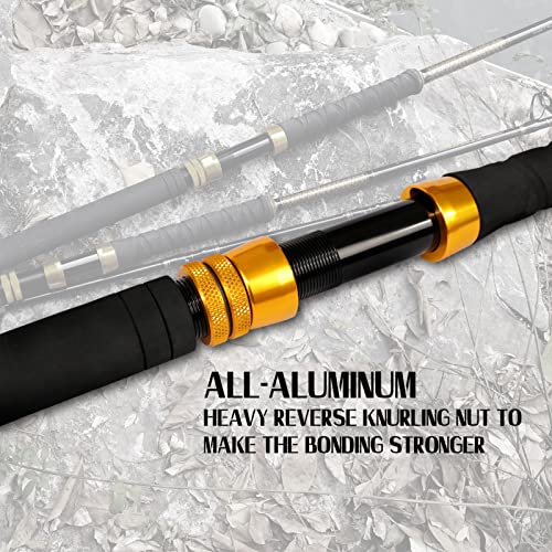 Fiblink Fishing Trolling Rod - Caña de Pescar Rápida Pesada de 7 pies miniatura 5