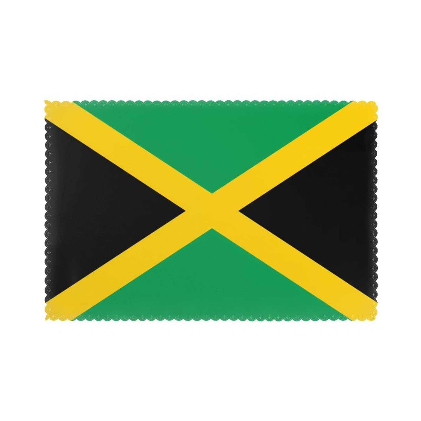 Sets de table drapeau Jamaïque pour habiller vos buffets exotiques et banquets à thème