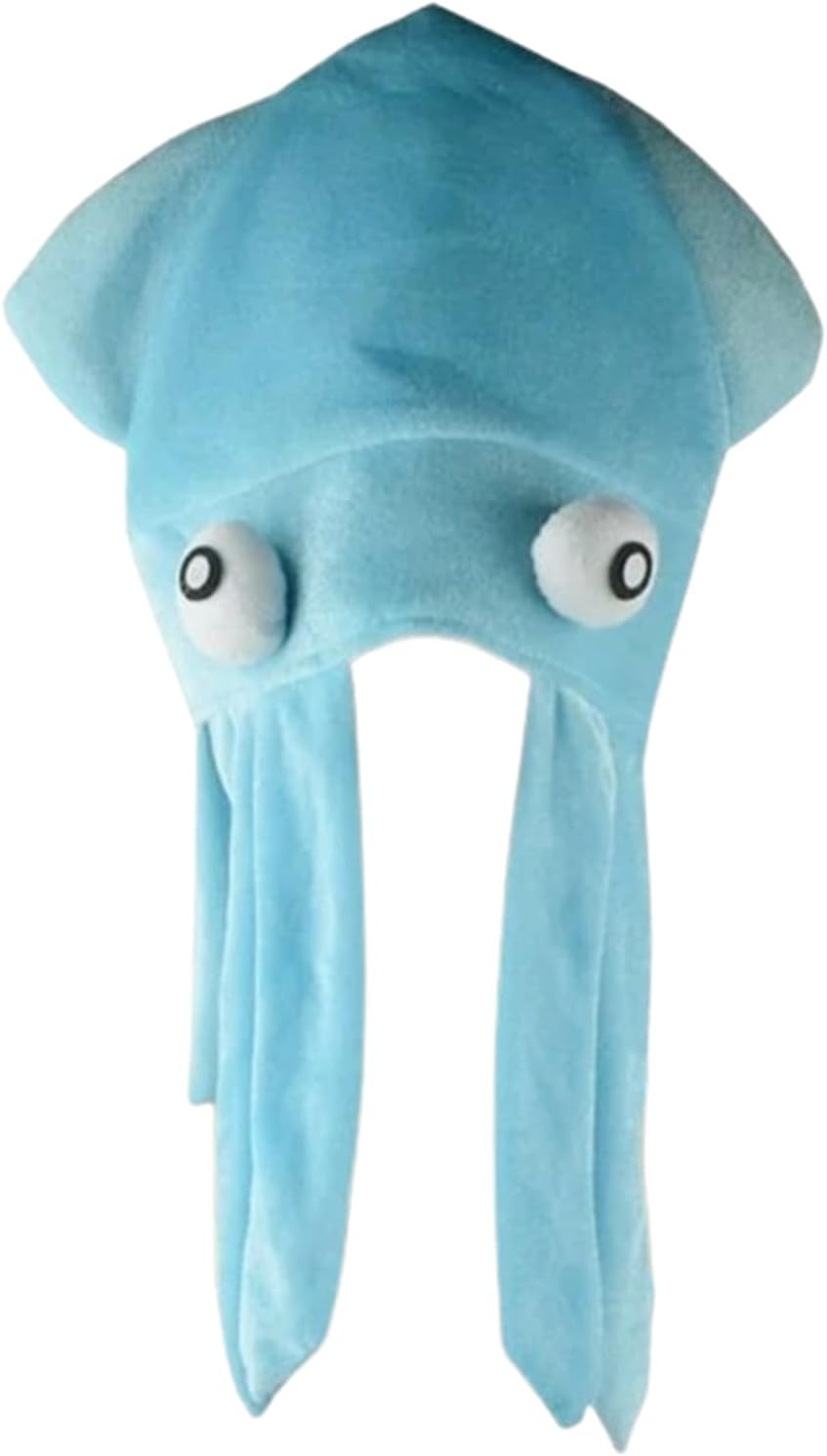 Kirei Sui Colorful Plush Squid Octopus Funny Halloween Party Crazy Hat Costume for Adults