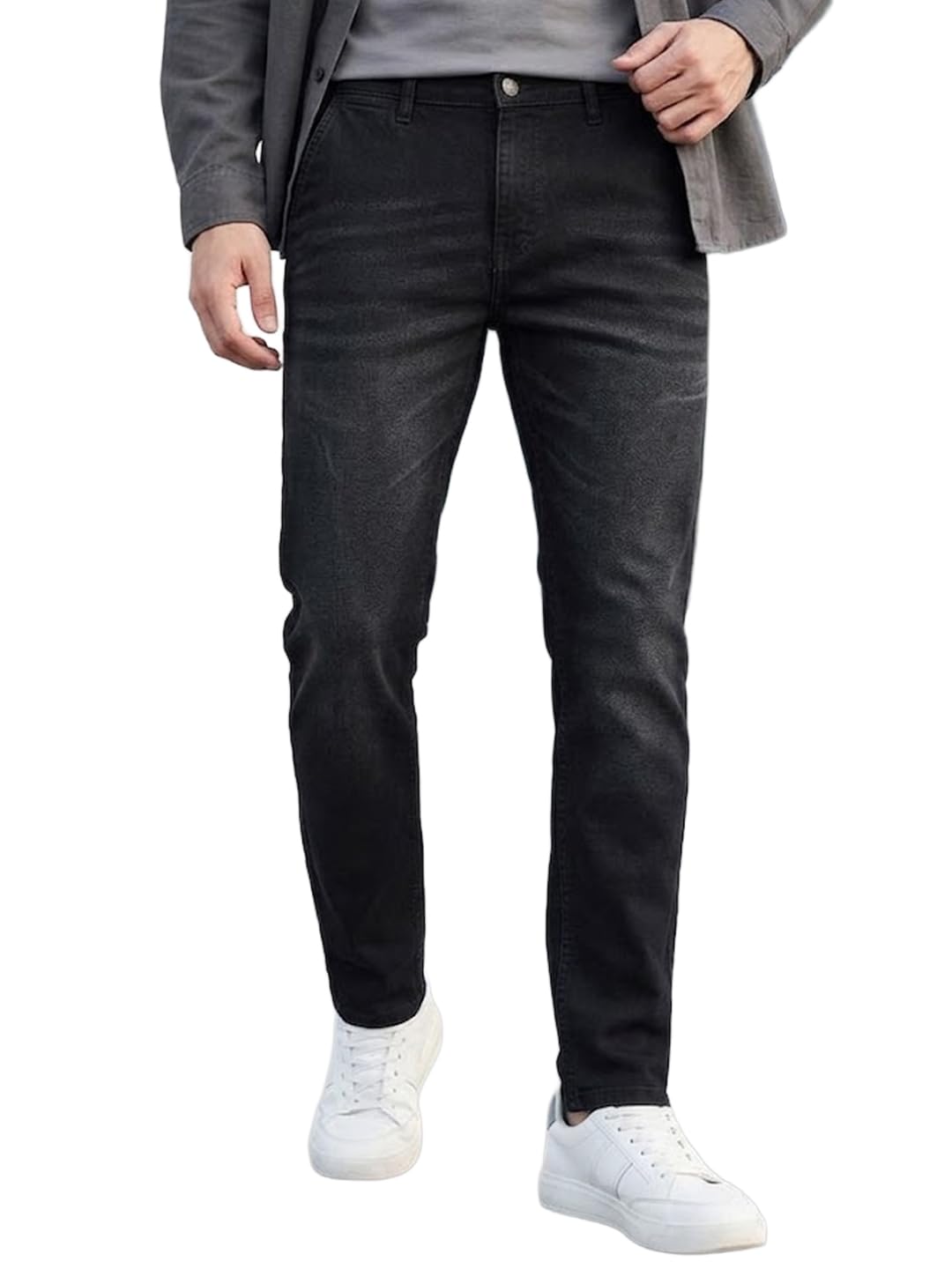 urbano fashion Men's Mid Rise Slim Fit Washed Jeans Stretchable-picture-24