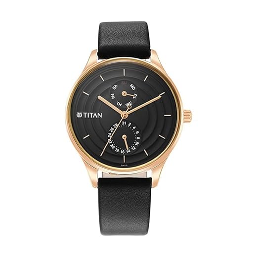 Titan Black Dial Analog Watch
