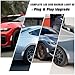 ULTRALTH Smoked LED Side Marker Light Kit for 2024-2025 Ford Mustang (EcoBoost/GT/Dark Horse) - Dynamic Sequential Turn Signals | White Front & Rear Lighting | 4-Piece Direct Fit Replacement