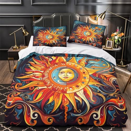 Housse de couette 140x200 fermeture éclair pour lit simple