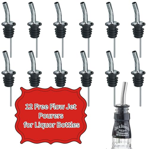 TableCraft 320A Cash & Carry Free Flow Jet Pourer, Hand wash only, Chrome Plated, no Collar, BPA Free (Priced per Each, Packed 12 pourers per polybag)