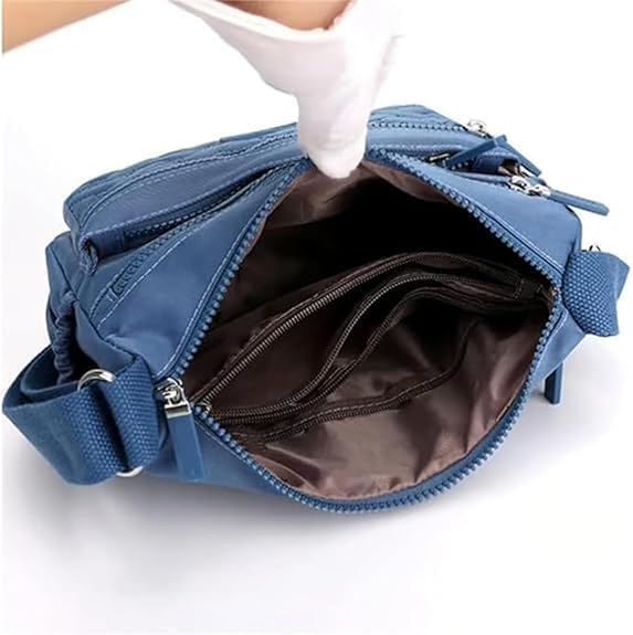 Apparent Crossbody Bag, Nylon Shoulder Messenger Bag, Ladies Travel Hand Bag, Waterproof Multi Compartments4