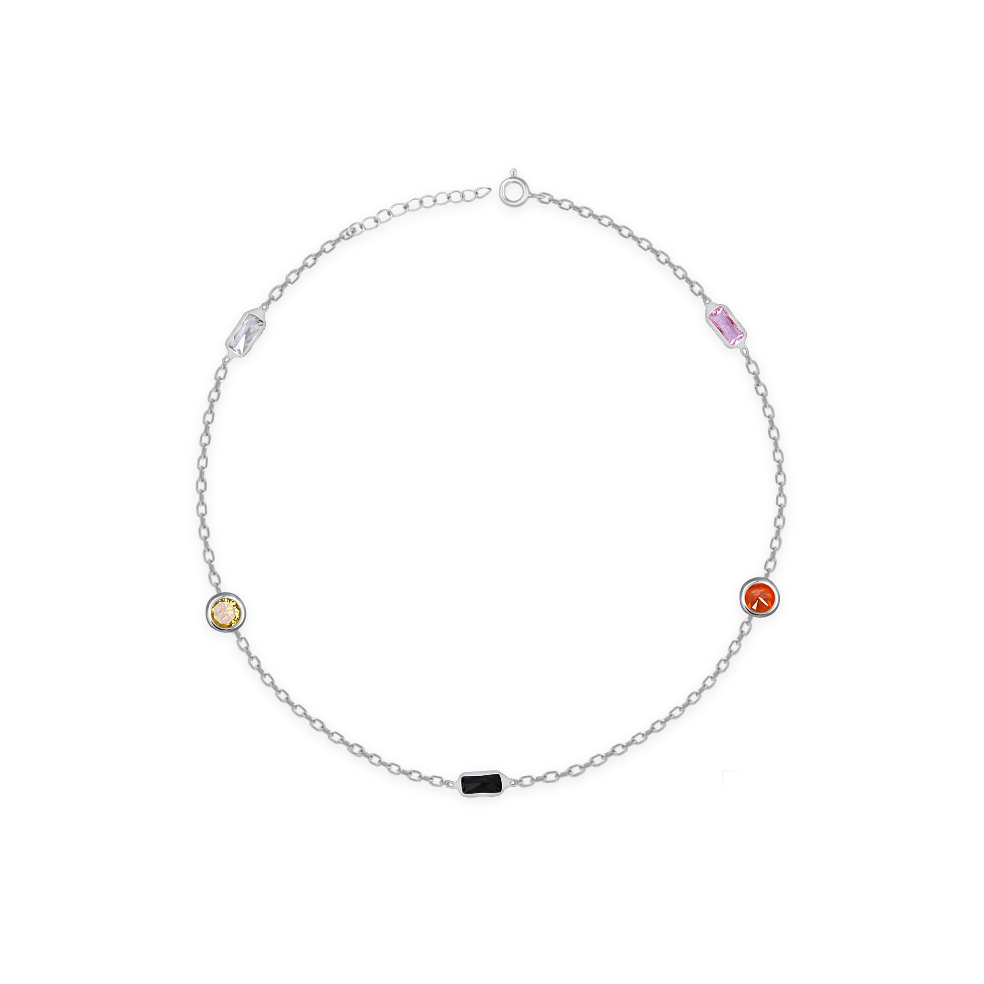 Shimmer Bead Anklet | Waterproof & Anti-Tarnish | Pure Silver Jewellery for Women | Anklet for Women | Payal for Girls | Gift for Women & Girls-image-13