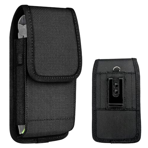 Funda Movil Cinturon, Funda Cinturón Vertical para Móviles y Smartphones, Bolsa de Teléfono con...