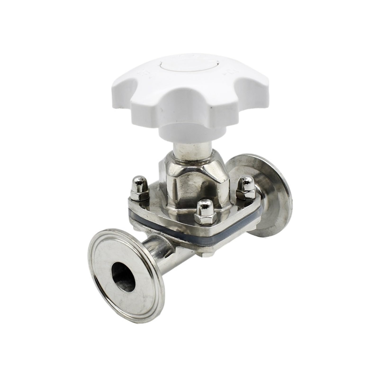 DN15 DN20 DN25 DN50SS316L Stainless Steel Tri Clamp Diaphragm 1.5" 2"(25mm Ferrule 50.5)