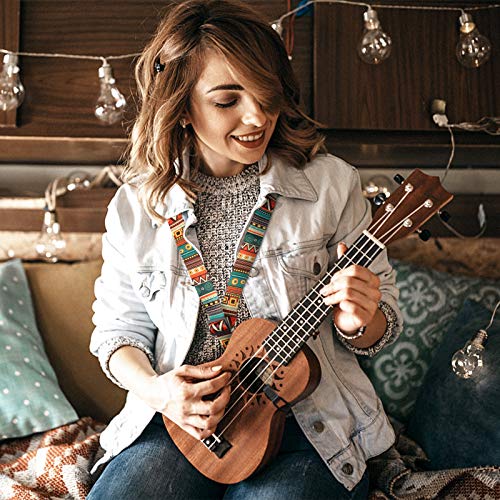 Ukulélé Sangle, 4 Pcs Sangle de Guitare Electrique Réglable pour la Guitare la Basse le Ukulélé, Bandoulière de Guitare… - Les Beatles, Paul McCartney, John Lennon, RIngo Starr, George Harrison Ukulélé Sangle, 4 Pcs Sangle de Guitare Electrique Réglable pour la Guitare la Basse le Ukulélé, Bandoulière de Guitare… – Image 3