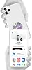 Popl Dot Digital Business Card for Back of Phone - Instantly Share Contact Info, Social Media, Payment, Apps & More - for iPhone and Android - Features NFC Tap & QR Scan Diamond