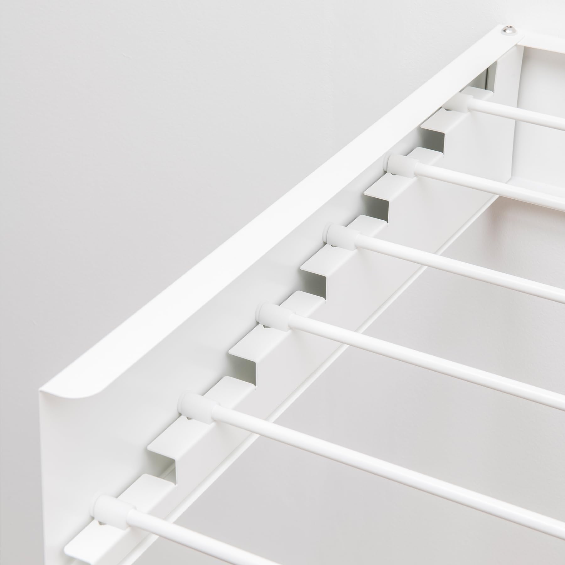 foxydry Hide - Tendedero de pared, para balcón, exterior, interior, plegable, color blanco (edición limitada), 121 cm