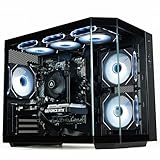 ionz Gaming PC - AMD Ryzen 5 5500, RTX 3050 6GB Graphics Card, 16GB RAM, 500GB SSD, Windows 11, 500W PSU (Apex, Black)
