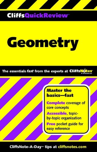 CliffsQuickReview Geometry (Cliffs Quick Review (Paperback)) (English Edition) CliffsQuickReview Geometry (Cliffs Quick Review (Paperback)) (English Edition)
