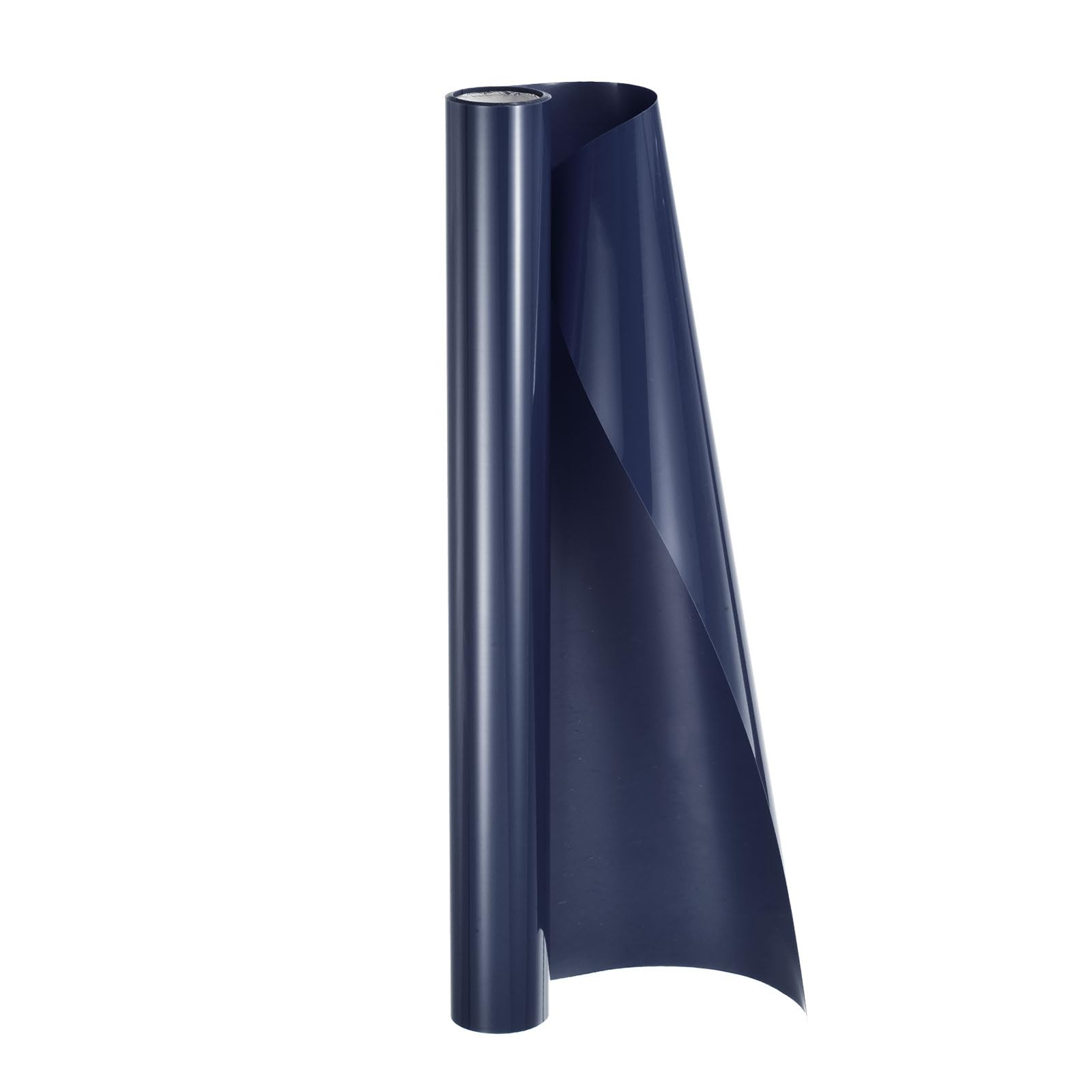 sourcing map HTV Heat Transfer Vinyl 12" x 3.6ft Roll PVC Navy Blue Iron on Vinyl for All Cutter Machine, Easy to Cut & Weed