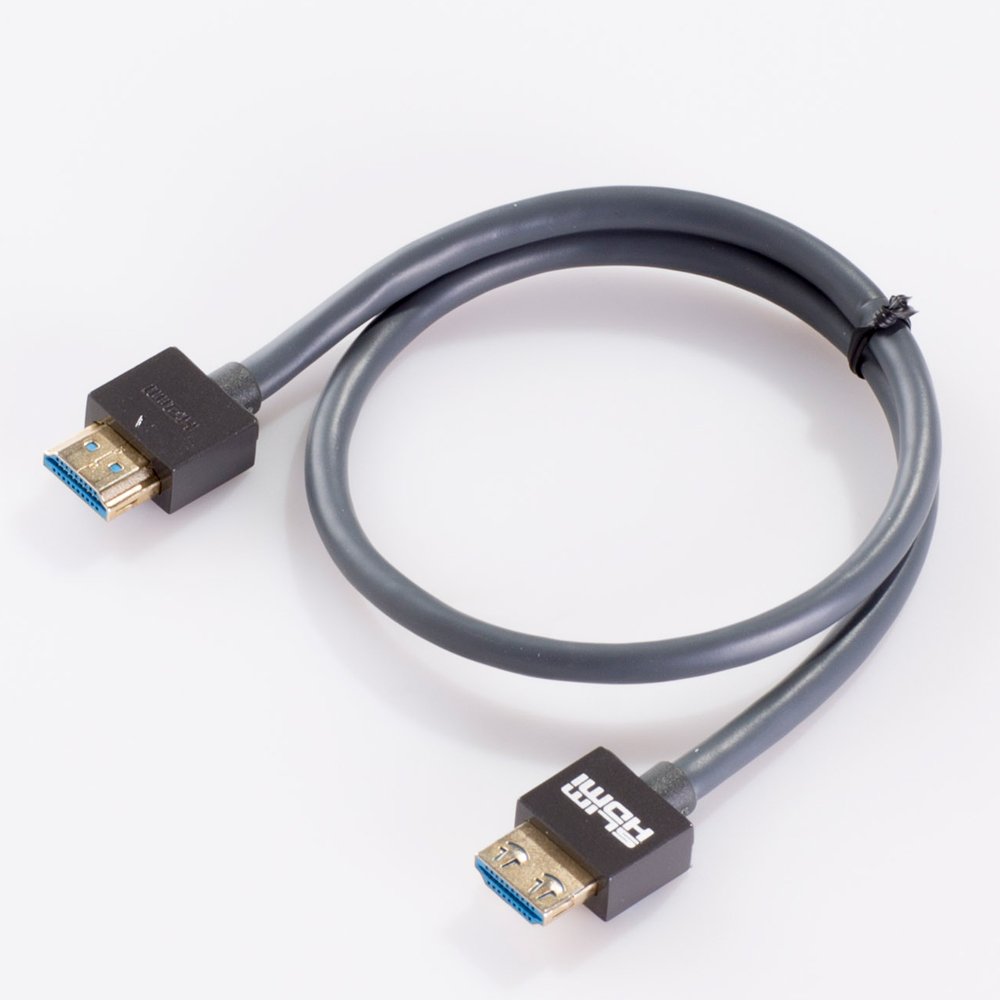0.5m (50cm) Male Mini (Type C) to Male (Type A) Cable, The World's Slimmest HDMI Lead? (Gold Plated, 1080p, 3D, High Speed, ARC) — view 27