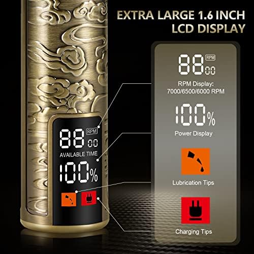 Beard Trimmer Men,Professional Hair Clippers for Men with 1.6" LCD Display,Cordless Rechargeable Hair Trimmer Shaver Set for Barbers and Home,USB Zero Gapped T Blade Hair Cutting Kit,Gift for Men