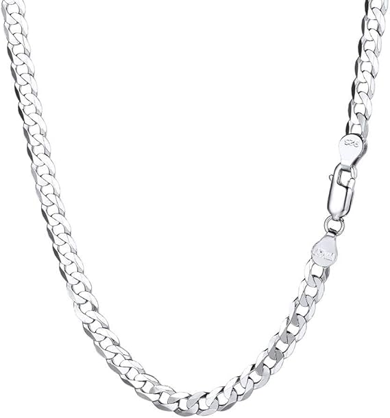 Collana Palline In Argento 925% Catena Catenina Lunga Uomo - Foto 14