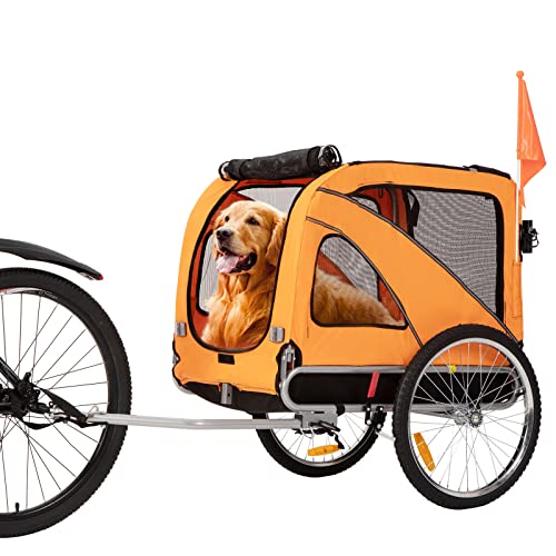 sepnine 2 in1 Tamaño Mediano mascota perro bicicleta remolque remolque para bicicleta y cochecito Jogger 10201