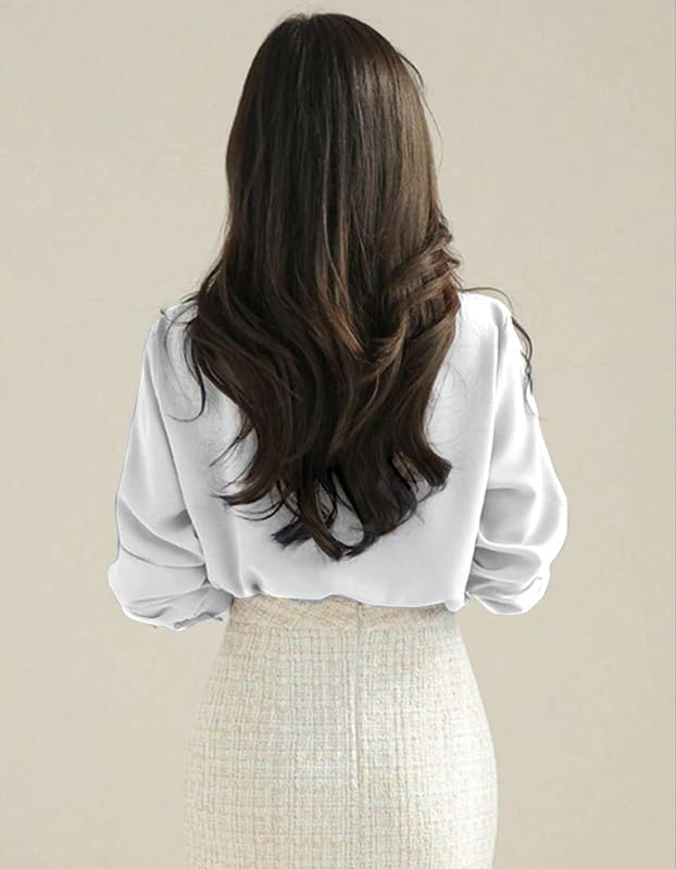 Image of Women's Regular Fit Korean Style Shirts | Stylish Western Shirt with Concealed Placket | Casual & Office Wear Shirt for Women