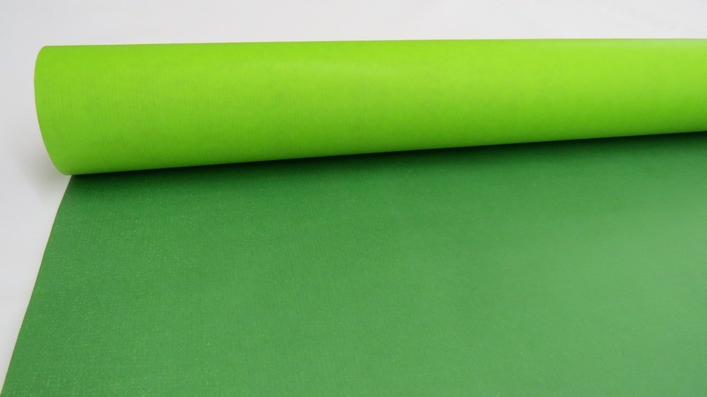 GESCHENKPAPIER hellgrün/dunkelgrün 40m Rolle 80cm breit