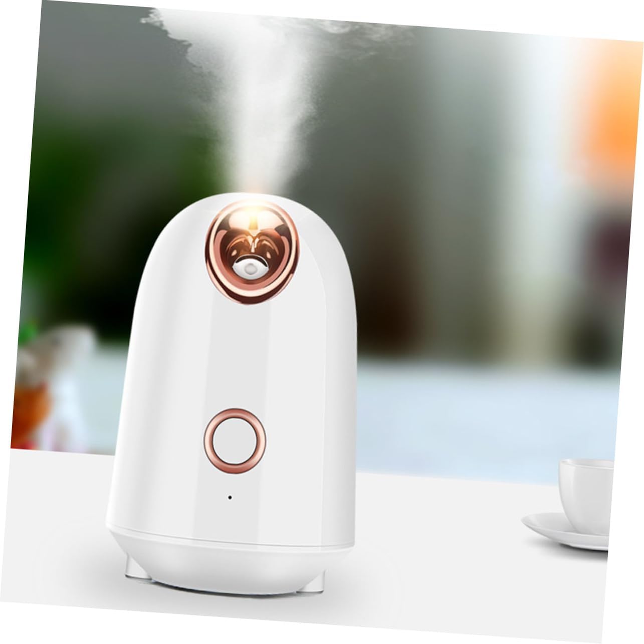Face Humidifier Facial Treatment Tool Moisturizing Face Spa Steamer with Warm Mist for Skin Care Abs Material Fast Steam in Seconds US Plug for Home Facial Spa Use