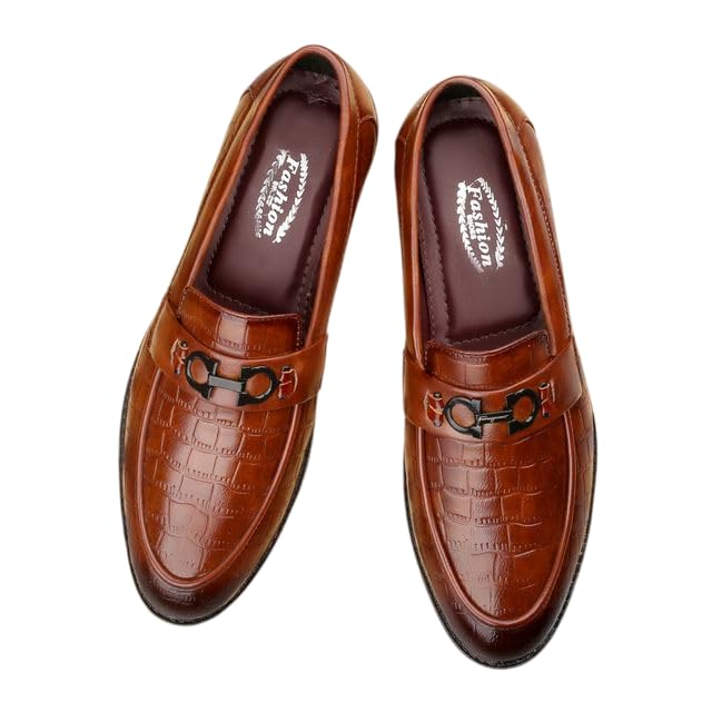 Image of WUGATTI Synthetic Slip-On Premium Attractive Professional Stylish Loafers for Men