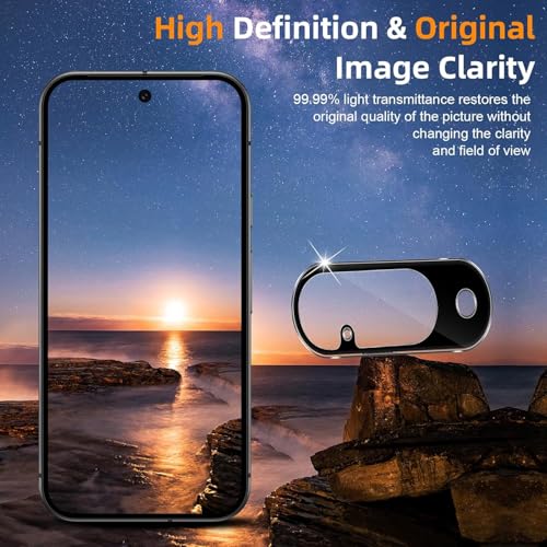 Image of Xmon Back Camera Lens Protector for Google Pixel 10 (1 Pack) Premium Camera Glass Protector Guard, Anti-Scratch, Ultra-Clear, Easy Installation