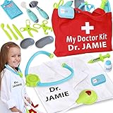Personalized Play Doctor Kit for Kids Dr Kit for Kids Realistic Doctor Play Set Toy Doctor Kit for...