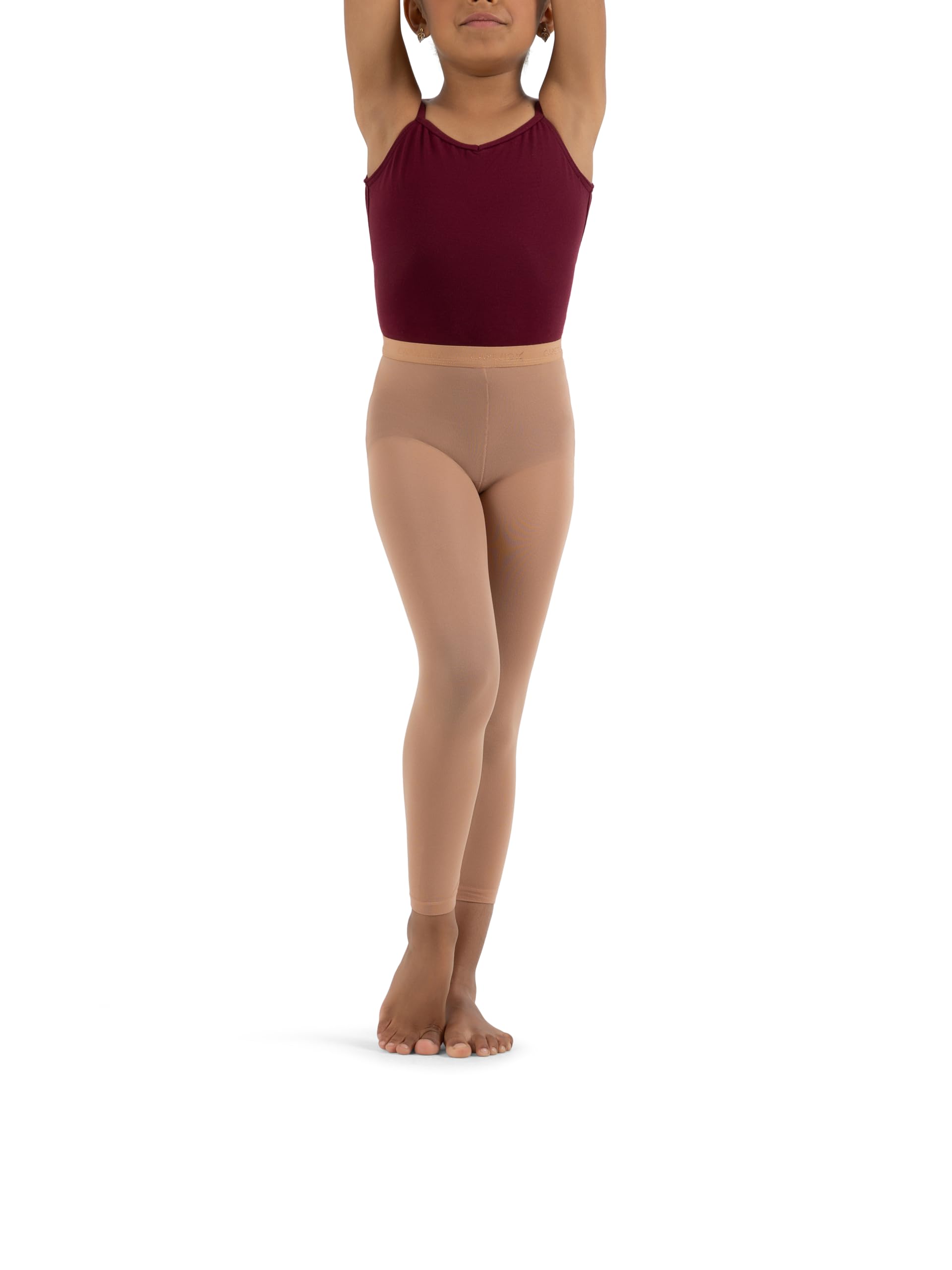 Capezio niñas 'Hold & elástico Footless Tight calcetines