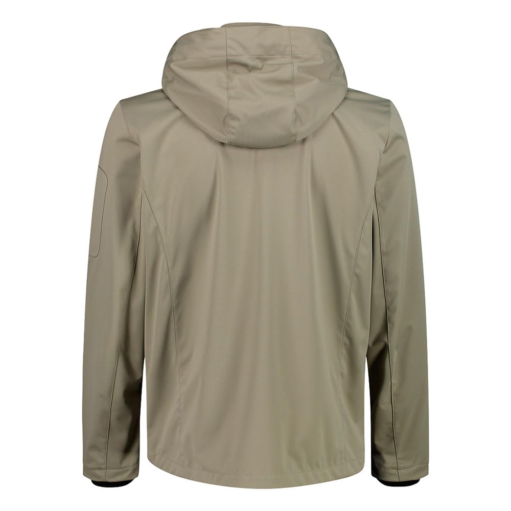 CMP Giacca da uomo in Light Softshell con cappuccio staccabile, 39A5027