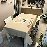 Tischdecke mit niedlichem Cartoon-Muster für Kinder, Schreibtischunterlage, Wohnkultur, rechteckige Tischdecke, Picknickmatte, Manteles AV10, 140 x 180 cm