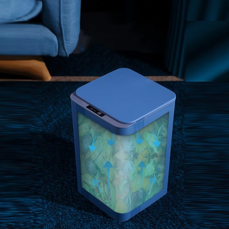 Sensor de Movimiento Papelera de Baño Sin Tacto Pequeña miniatura 3
