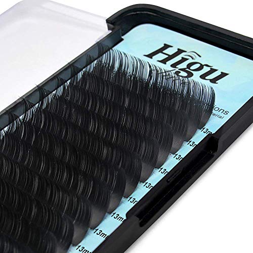 Eyelash Extension Supplies 0.05 D Curl 13mm Individual Lash Extensions Silk Professional Salon New Material|0.03/0.05/0.07/0.10/0.15/0.20 C/D Curl 10-16mm Mix 8-15mm|(0.05 D 13mm)