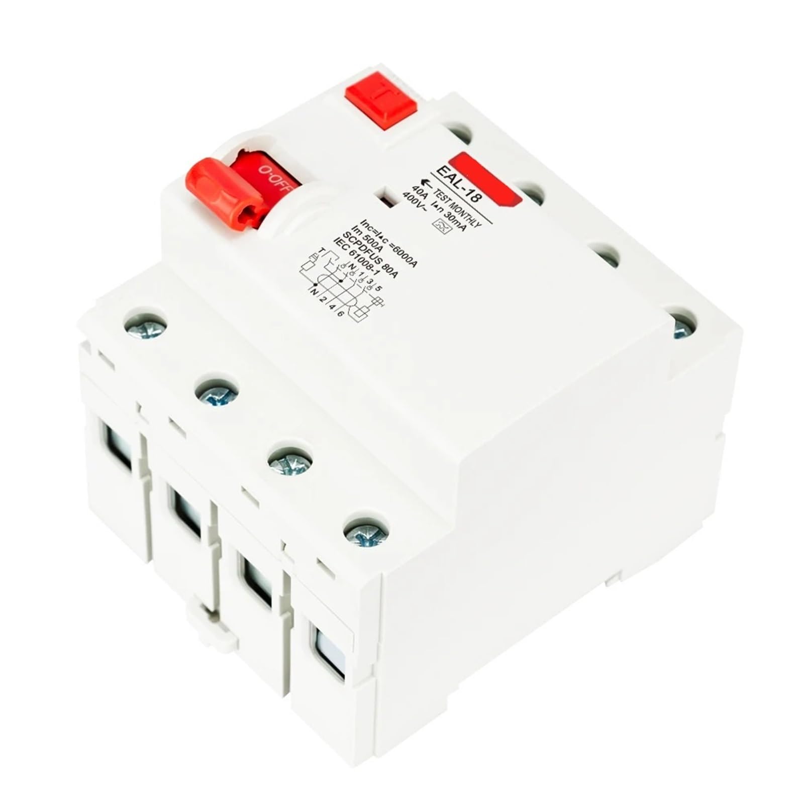 Disjoncteur différentiel type A 100mA protégeant efficacement vos circuits 20A 2P - 7