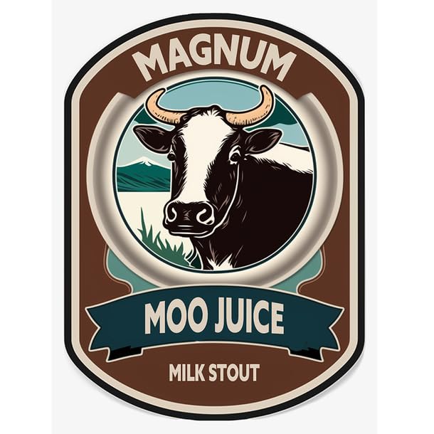 Label Peelers Magnum Moo Juice Milk Stout Beer Kit