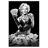 Scorpio Posters Marilyn Monroe - Money Shot Poster - Officially Licensed - 24' x 36'