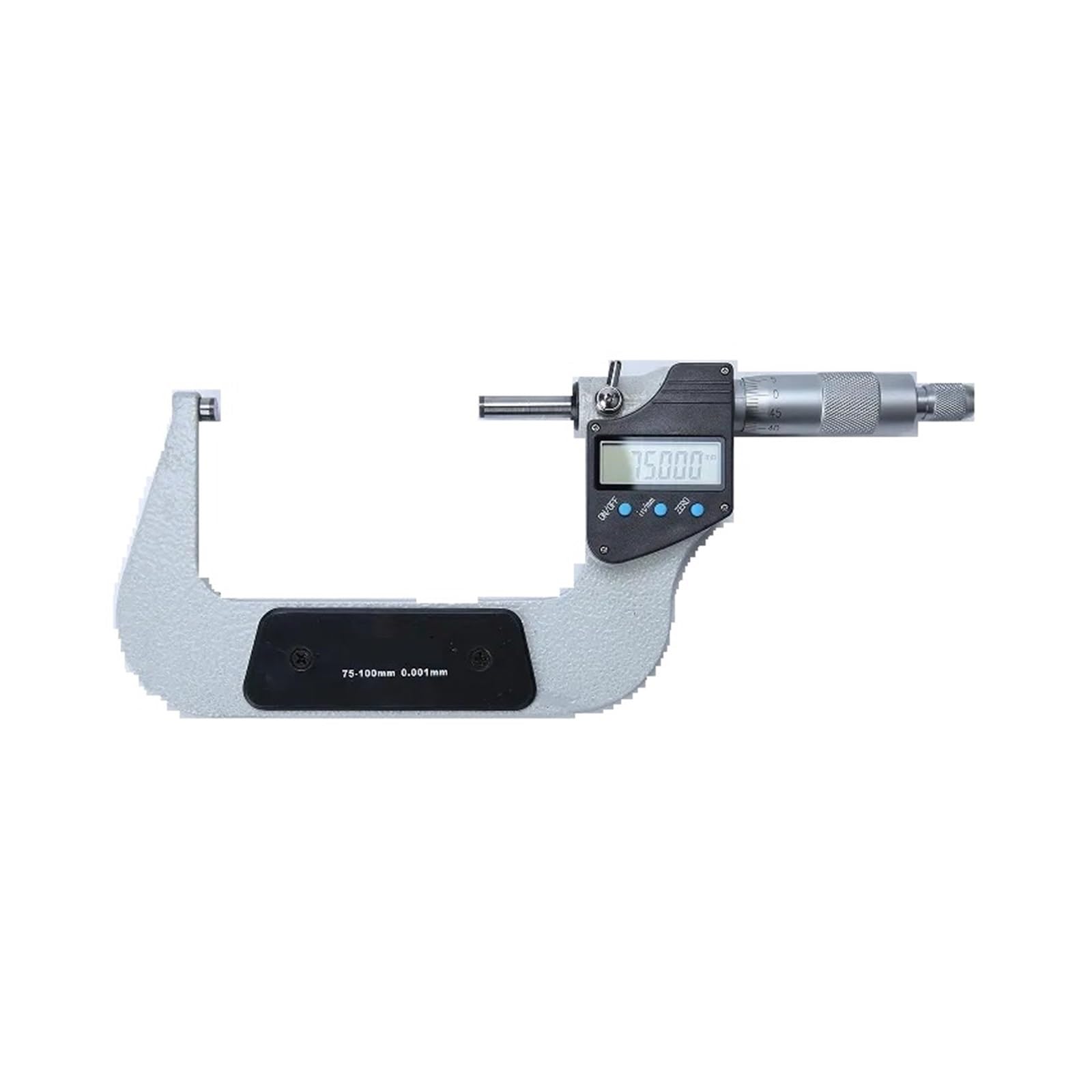 SWENEEN Digital Thickness Gauge 0.001Mm Digital Micrometer Electronic Outside Micrometers Chrome Plated Caliper Gauge Measuring Tools 0-25-50-75-100Mm,75-100mm