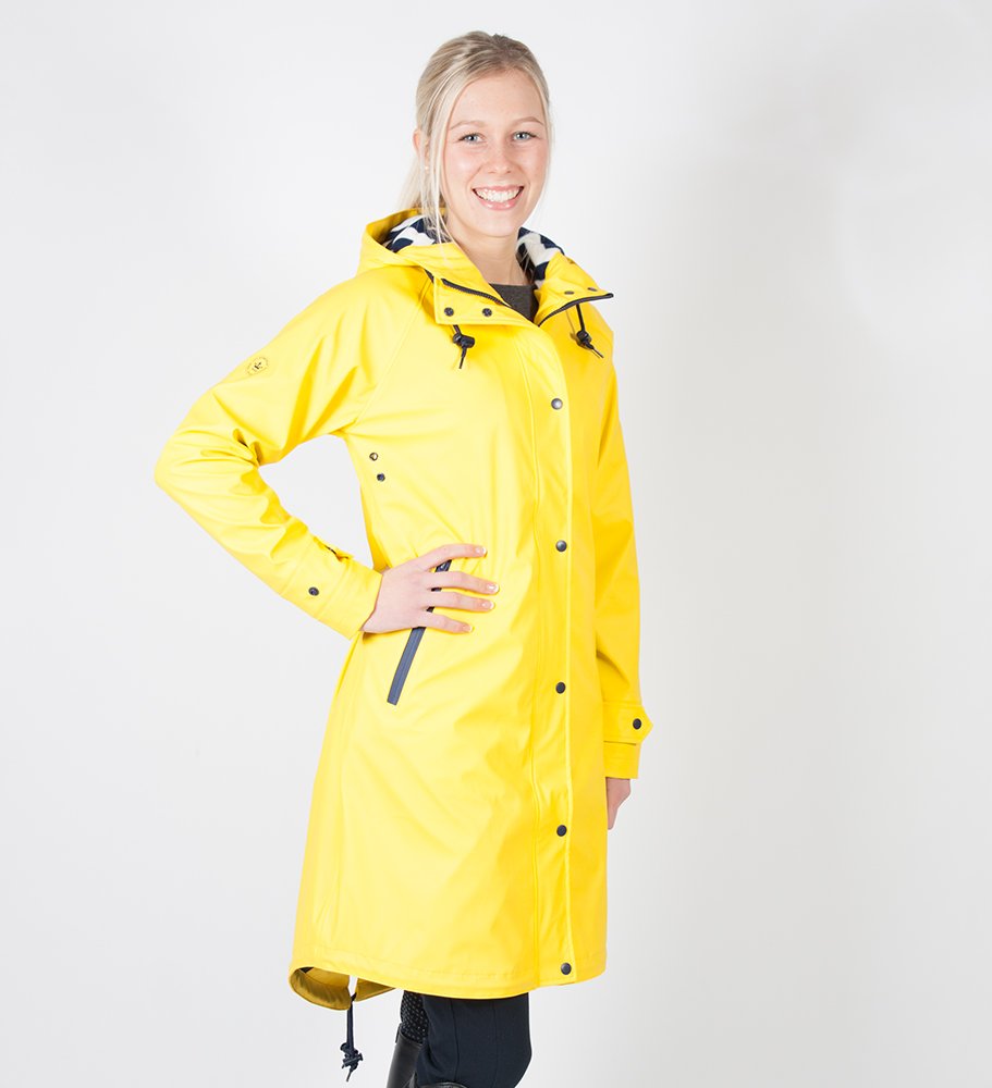 PFIFF Damen Regenmantel -Nace- Wasserdicht Fleeceinnenfutter Jacke