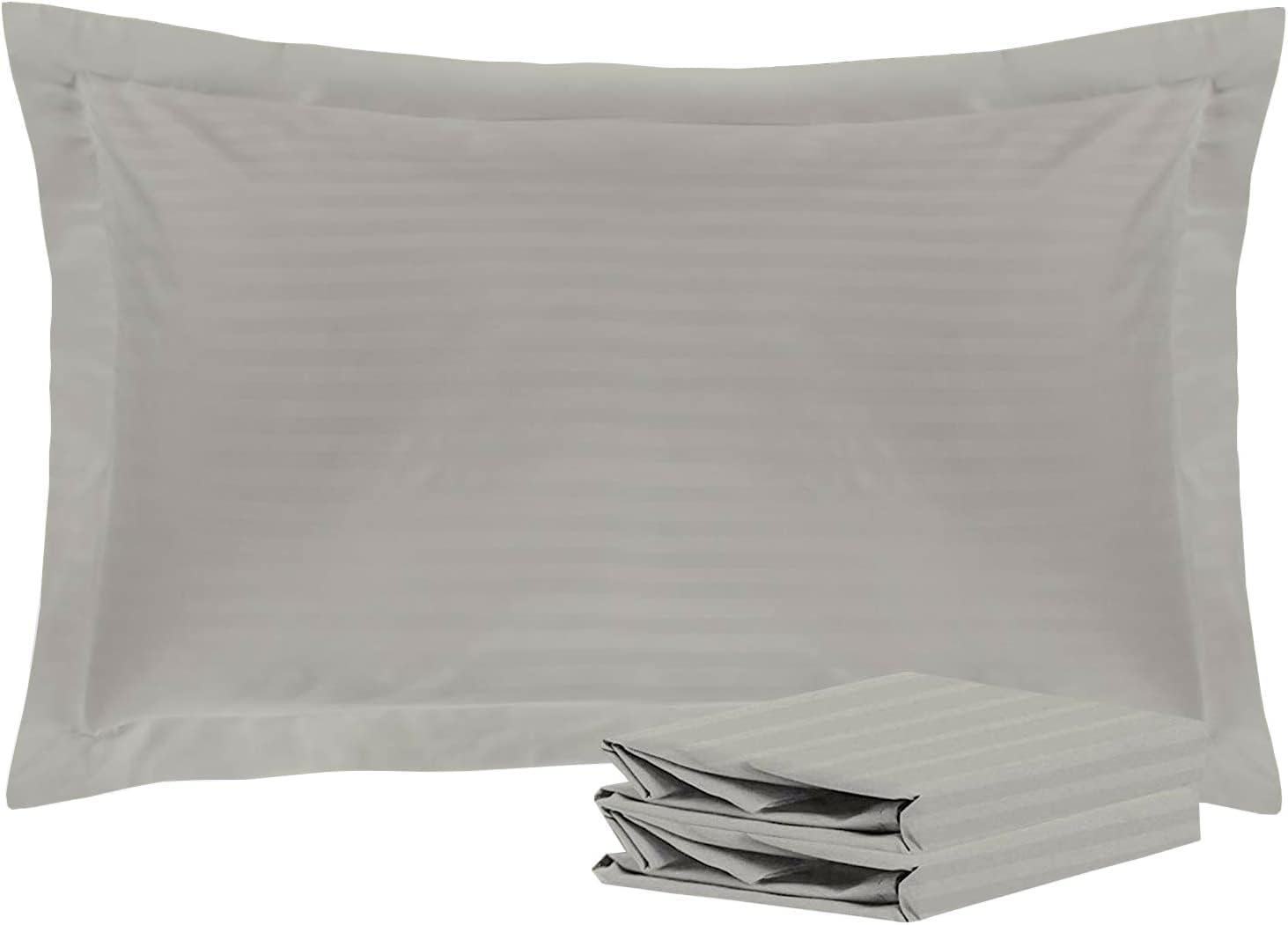 Pillow Sham Set of 2 Pinch Steel Blue Pillow Shams King - 20x36 Pillow Cover/Cases 600 TC 100% Egyptian Cotton Hotel Class Bedding Pinch Pleated Decorative Pillow Shams Set