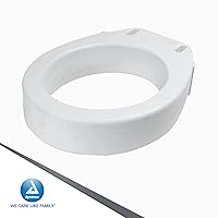 Vista 7 de Dynarex Asiento de inodoro elevado alargado sin brazos, portátil