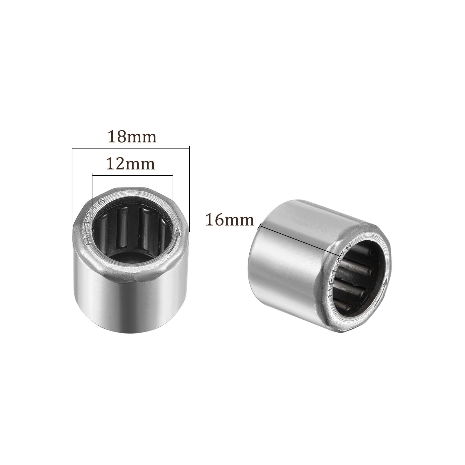 Amazon.co.jp: Kozelo HF1216 ニードルころ軸受 12mm x 18mm x 16mm