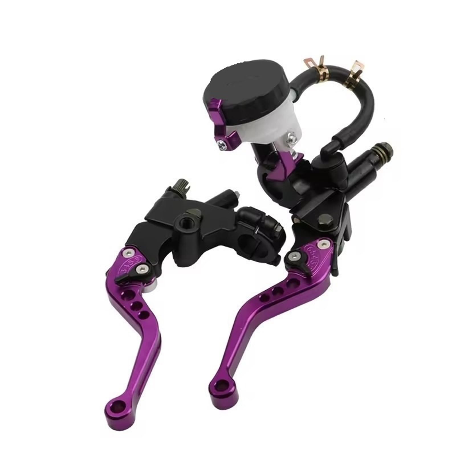 HYDBCNP Motorcycle Modification Brake Pump Universal Semi CNC Six Speed Hydraulic(Purple)