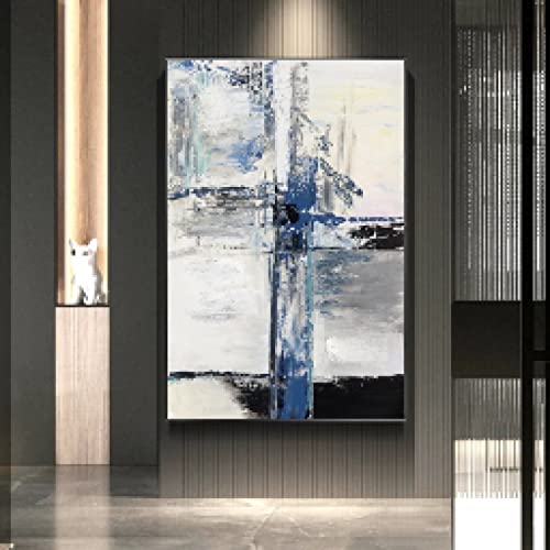 Peinture sur toile abstraite pour décoration murale maison et salon moderne