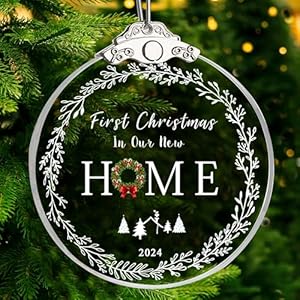 Engagement Gifts for Couples 2024 Ornament Wedding Decoration House Warming Gifts New Home Ornaments Gift Engagement Mr Mrs Newlywed Holiday Keepsake