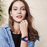 Straps Compatible with Samsung Galaxy Watch 7/6/5/4 Strap 40mm 44mm,20mm Adjustable Original Style Silicone Sport Replacement for Samsung Galaxy Watch 7/6/5/4 Women Men (Navy Blue) - Image 7