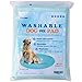 EXPAWLORER Washable Dog Pee Pads - Reusable Waterproof Leakproof Odor Control Round Potty Pad for Puppy Cat Kitty Small Animals Training, Travelling and Whelping , for Pet Playpen Crate