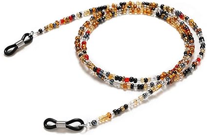 Amazon Co Jp Asdsh メガネチェーン ビーズ メガネストラップ 眼鏡ストラップ レディース 男女兼用 マスクストラップ シンプル おしゃれ ずれ落ち防止 グラスコード アクセサリー メガネ サングラス 老眼メガネ 紛失防止 軽量 勉強 仕事 旅行 運転 スポーツに