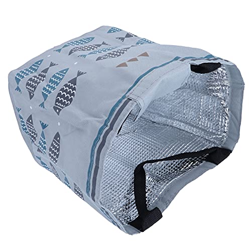 Lancheira, Lancheira de Design Clássico para camping ao ar livre(cinza)