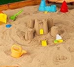 Outdoor toys Premium Non-Toxic Washed Play Sand for Sand Pits and Play Areas 20KG | Perfect for Sand Pits | Washed to Remove Residue and Dangerous Materials | Tested to BS EN 1177 Standard