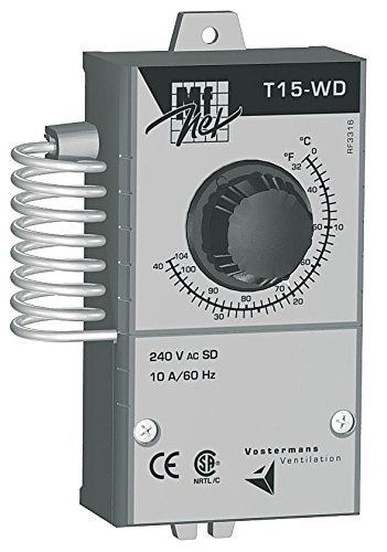 Line Voltage Mechanical Thermostat, 120 to 240VAC, 1 Stage